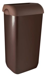 COLORED kosz na śmieci wiszący 23l, ABS, brąz