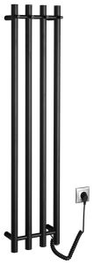 PAPINADO elektryczna suszarka na ręczniki, 263x1200mm, 85W, czarny mat
