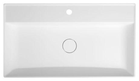Przejdź do produktu TWIG umywalka kompozytowa z pokrywą odpływu 80x47cm, biały
