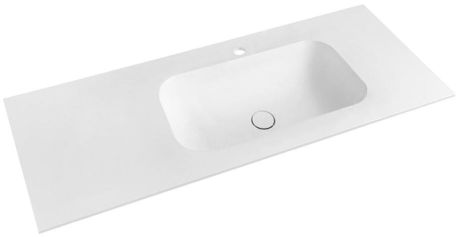 Przejdź do produktu TREOS umywalka 96,6x51,3 cm (20+75), Rockstone, prawy, biały mat