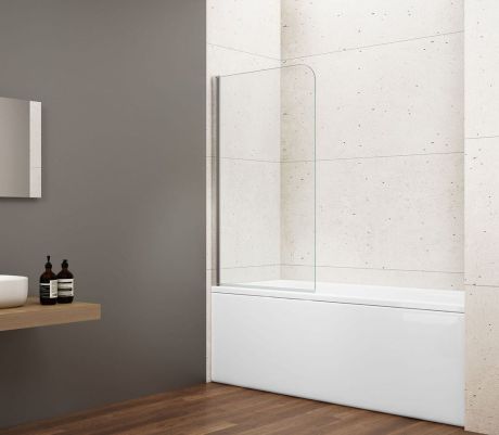 Przejdź do produktu LORO parawan wannowy 650mm, szkło czyste
