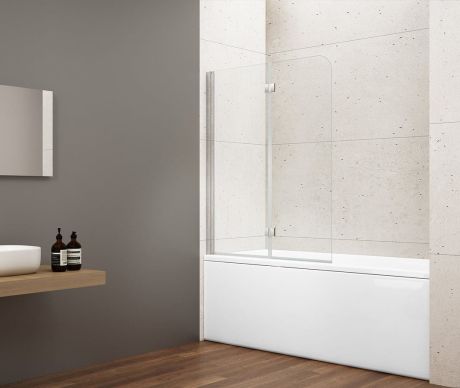 Przejdź do produktu LORO parawan wannowy składany 900mm, szkło czyste