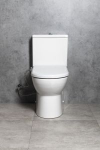 JALTA WC kombi, Rimless, s elektronickým bidetem CLEAN STAR, spodní/zadní odpad, bílá