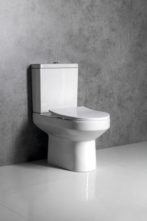 VERMET kompakt WC, odpływ pionowy/poziomy, biały
