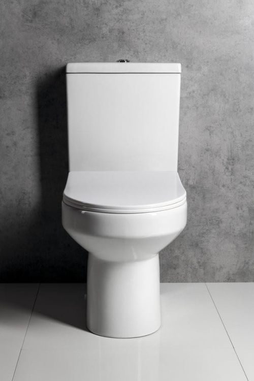VERMET kompakt WC, odpływ pionowy/poziomy, biały