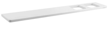 Przejdź do produktu ABELINE półka Rockstone 600mm, 2 otwory, biały mat