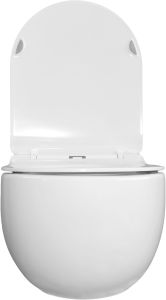 Miska WC wisząca 53x36 cm Vito OA z deską WC w komplecie biały połysk