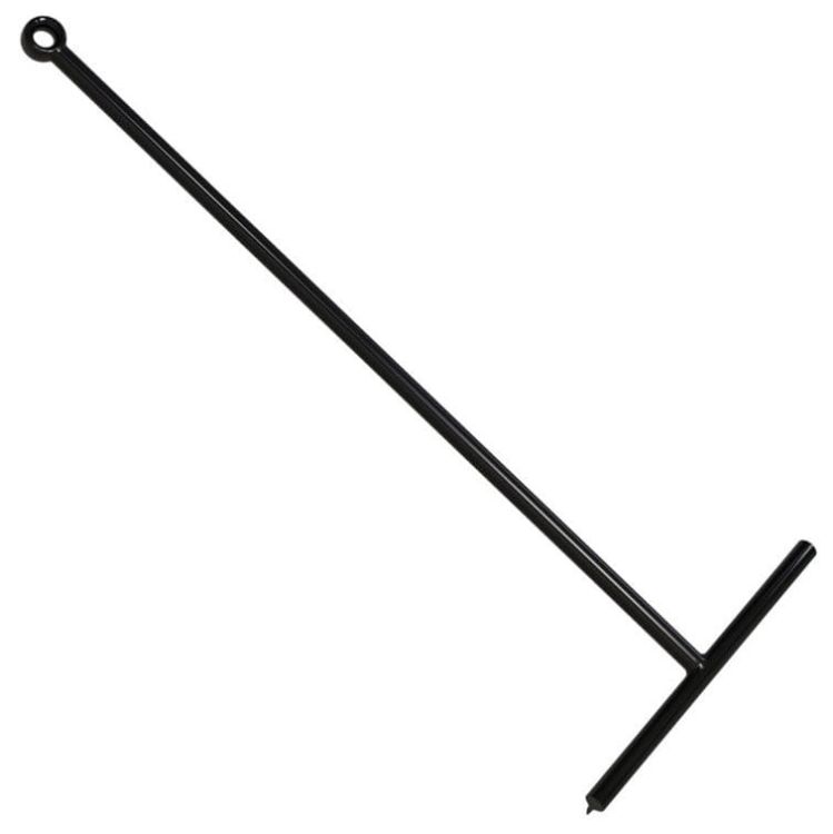 Sciągacz wody do podłogi 300x890 mm, czarna