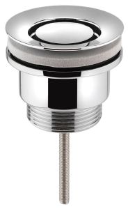 Korek umywalkowy 5/4'', niezamykany, wys: 3-65mm, chrom