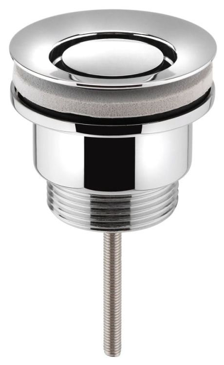 Korek umywalkowy 5/4'', niezamykany, wys: 3-65mm, chrom