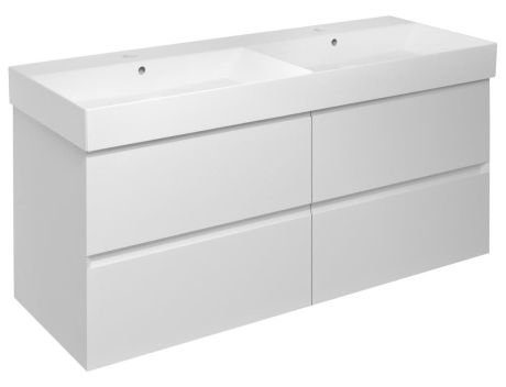 Przejdź do produktu FILENA szafka umywalkowa 118x51,5x43cm, biały mat