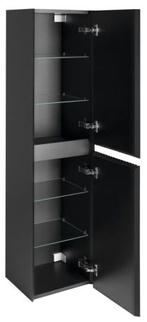 Przejdź do produktu FILENA szafka wysoka 35x140x30cm, czarny mat strip