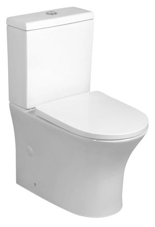 Przejdź do produktu LEON RIMLESS komplakt WC, odpływ poziomy/pionowy, biały