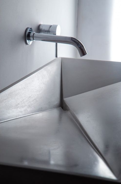 Umywalka blatowa 100x45 cm z architektonicznego betonu Durabad Q100 jasny beton