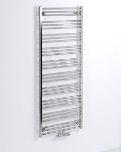 ALBRECHT grzejnik 600x1570mm, podłączenie środkowe, chrom