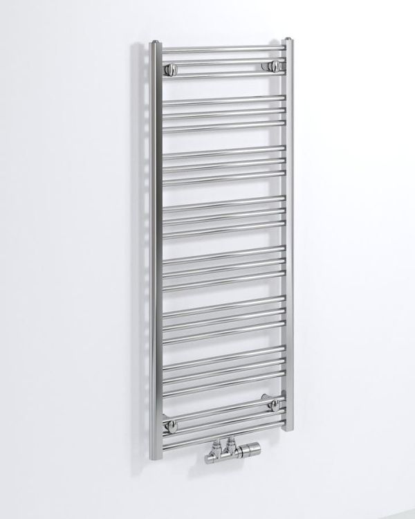 ALBRECHT grzejnik 500x1250mm, podłączenie środkowe, chrom