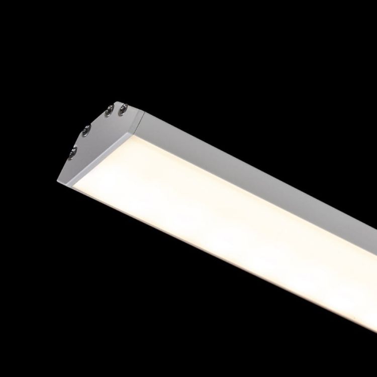 LED PROFILE J natynkowy 1m aluminium anodowane/akryl mat