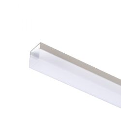 LED PROFILE H natynkowy 1m biała akryl mat /aluminium
