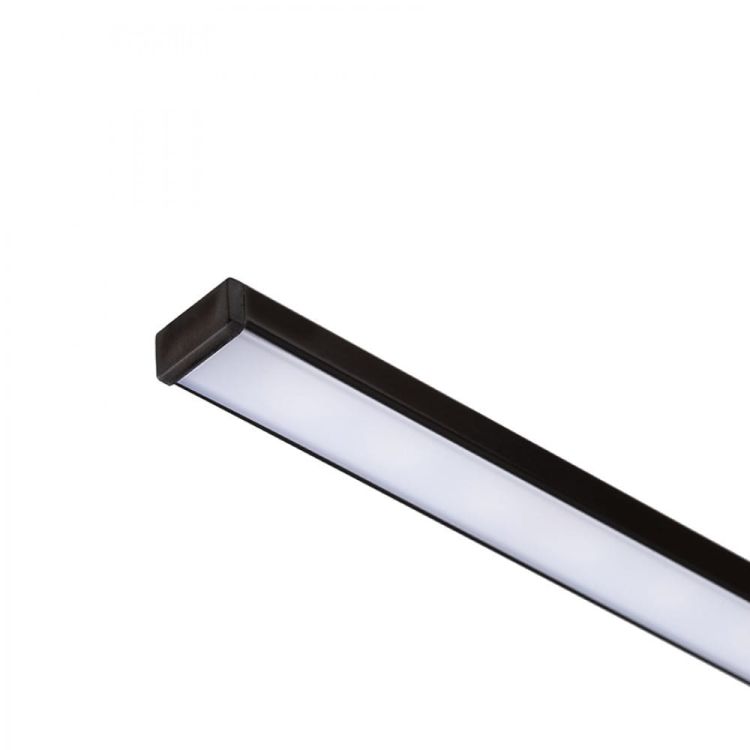 LED PROFILE G natynkowy 1m czarna akryl mat /aluminium