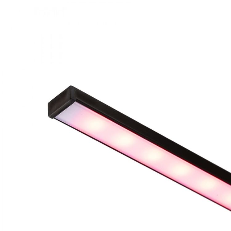 LED PROFILE G natynkowy 1m czarna akryl mat /aluminium