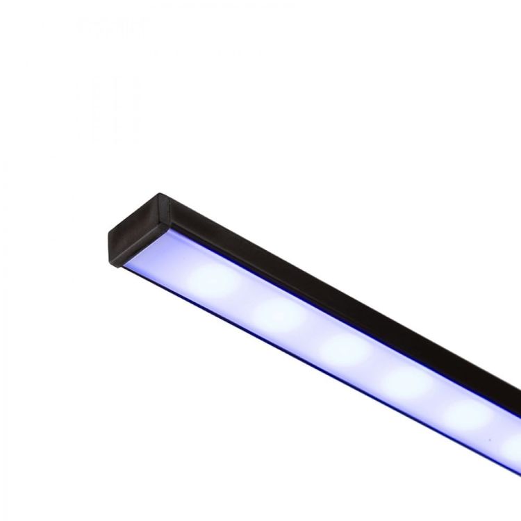 LED PROFILE G natynkowy 1m czarna akryl mat /aluminium