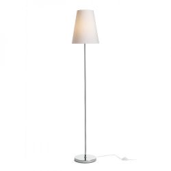 NYC/CONNY 25 podłogowa  Polycotton biała/chrom 230V LED E27 15W