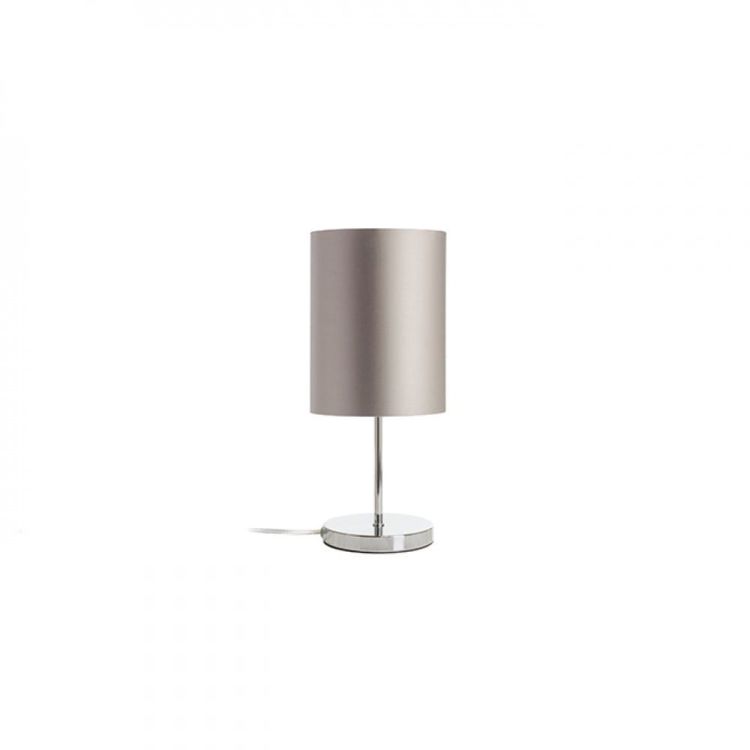 NYC/RON 15/20 stołowa  Monaco naftowa/srebrene PVC/nikiel 230V LED E27 15W