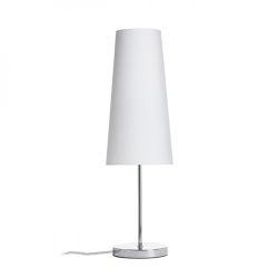 NYC/CONNY 15/30 stołowa  Polycotton biała/chrom 230V LED E27 11W