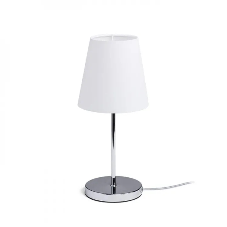 NYC/CONNY 15/15 stołowa  Polycotton biała/chrom 230V LED E27 11W