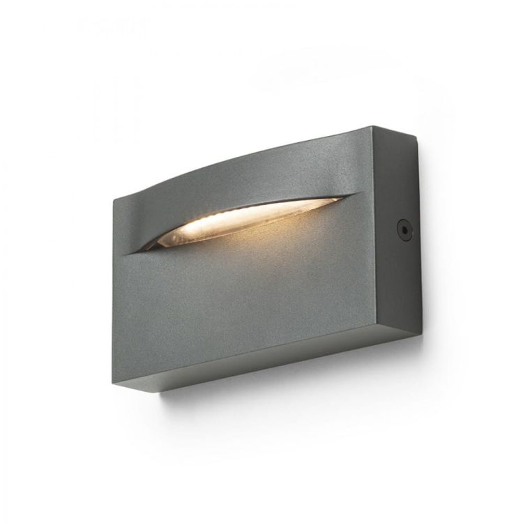 BOBO RC ścienna antracyt  230V LED 8W IP65  3000K