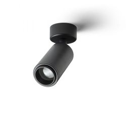 OPTIMUS sufitowa czarna 230V LED GU10 9W 10 50°