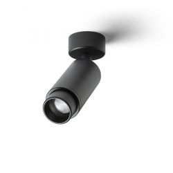 OPTIMUS sufitowa czarna 230V LED GU10 9W 10 50°