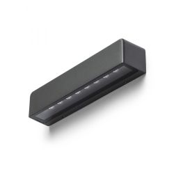 SAMPO ścienna antracyt 230V LED 9W IP65 3000K