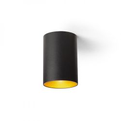 CONNOR sufitowa czarna/złota  230V LED GU10 10W