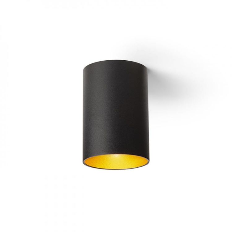 CONNOR sufitowa czarna/złota  230V LED GU10 10W