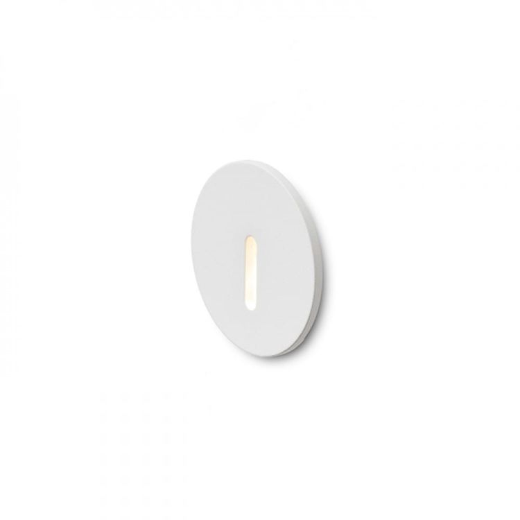 IRIA R wpuszczana biała  230V LED 3W 10°  3000K