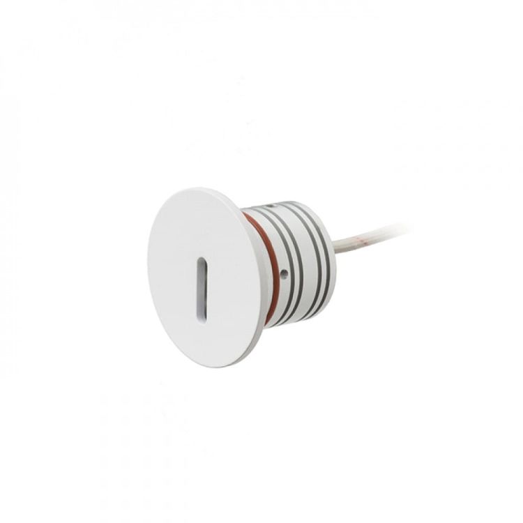 IRIA R wpuszczana biała  230V LED 3W 10°  3000K