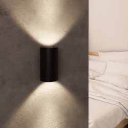 DAFFY ścienna czarna  230V LED 6W  3000K