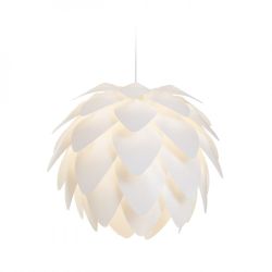 ENCOMBRE wisząca  białe PCV 230V LED E27 15W
