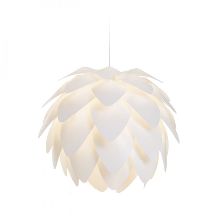 ENCOMBRE wisząca  białe PCV 230V LED E27 15W