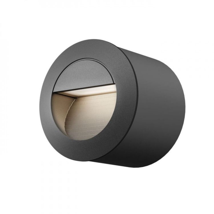 MARCO wpuszczana antracyt  230V LED 3W IP54  3000K