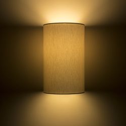 RON W 15/25 ścienna  Chintz jasno szara/białe PCV 230V LED E27 15W