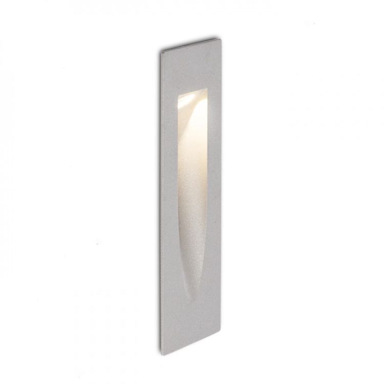 GAP wpuszczana srebrno-szara  230V LED 3W IP54  3000K