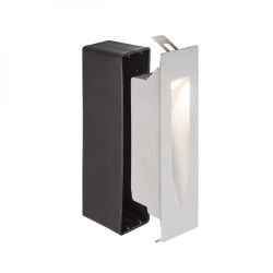 GAP wpuszczana srebrno-szara  230V LED 3W IP54  3000K