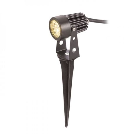Przejdź do produktu GUN na klinie czarna  230V LED 3x1W 30° IP65  3000K