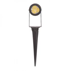 GUN na klinie czarna  230V LED 3x1W 30° IP65  3000K