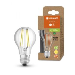 OSRAM ULTRA ECONOMY 210lm/W Classic A   przezroczysta 230V E27 LED EQ60  3000K