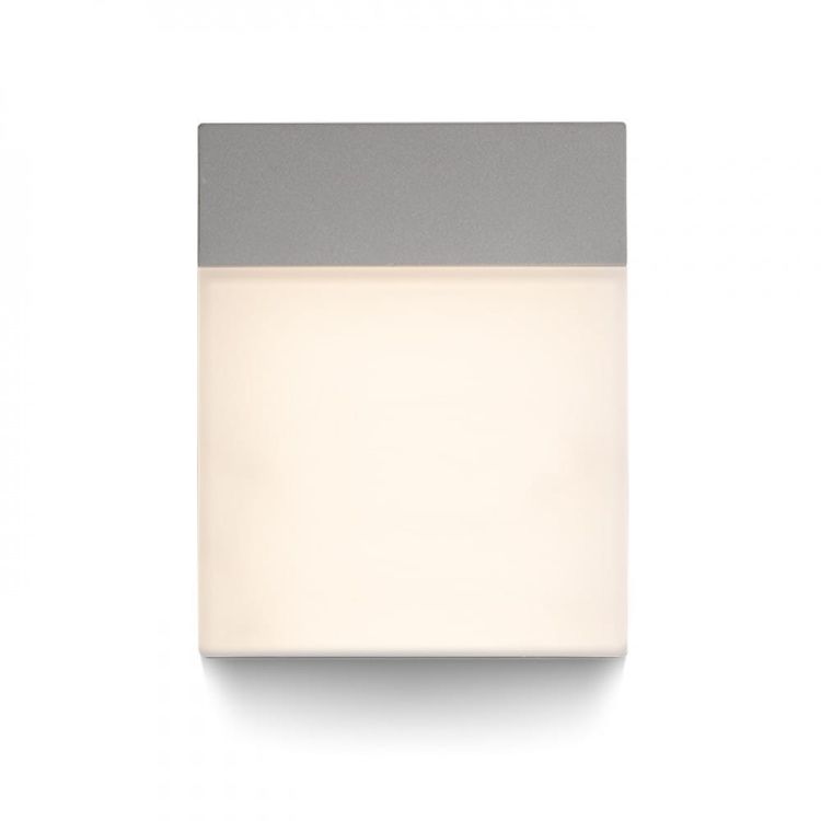 VERIA ścienna srebrno-szara  230V LED 6W 116° IP54  3000K