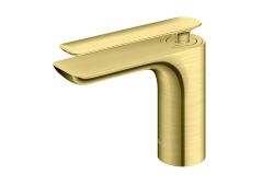 Bateria umywalkowa stojąca 13 cm złoty szczotkowany Kohlman Experience Gold Brushed QB100EGDB