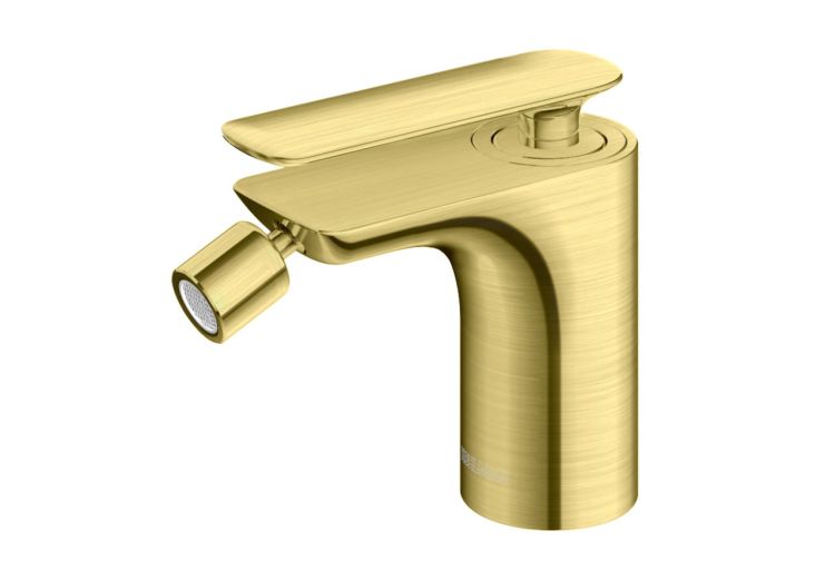 Bateria bidetowa 11 cm złoty szczotkowany Kohlman Experience Gold Brushed QB130EGDB